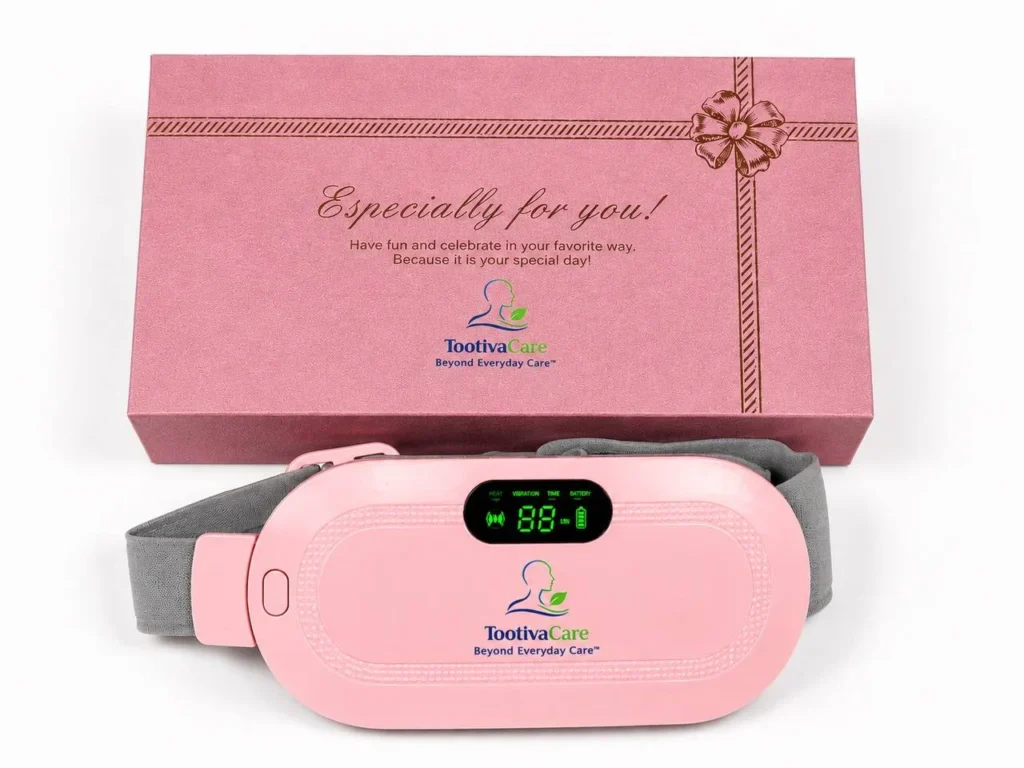 Period Cramp Relief Heating Belt Product Package and Gift Box